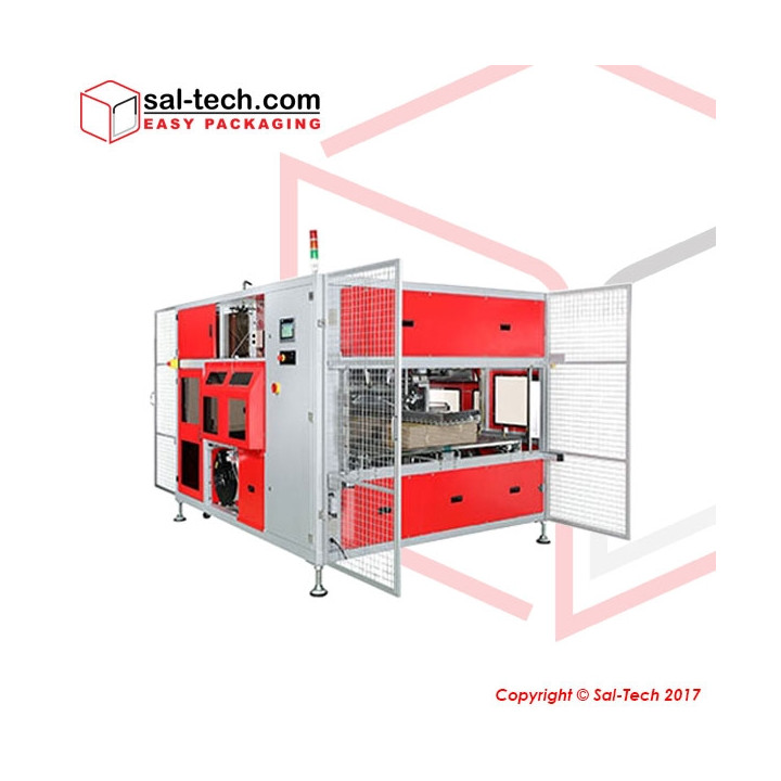 STEP TP CIL Transcorrliner Corrugated Industry Inline Strapping Machine